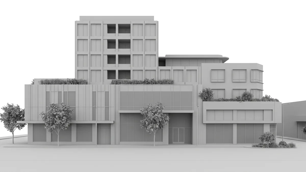 Victoria Avenue — clay render proof