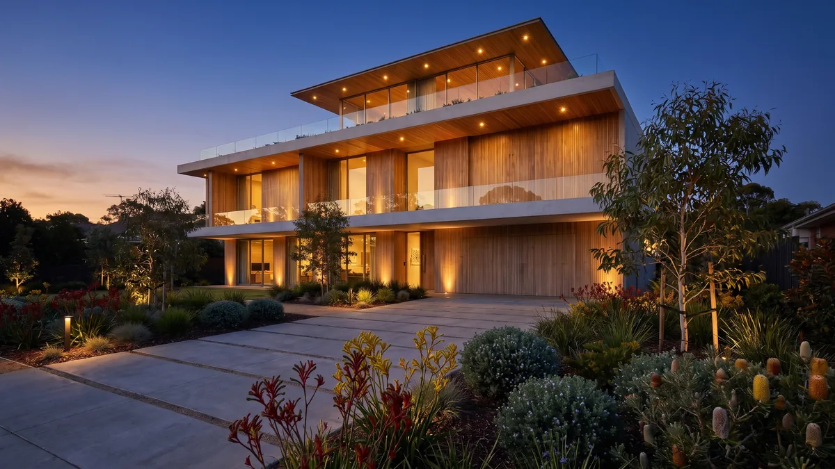 118 Sandstone Way — exterior development 3D rendering